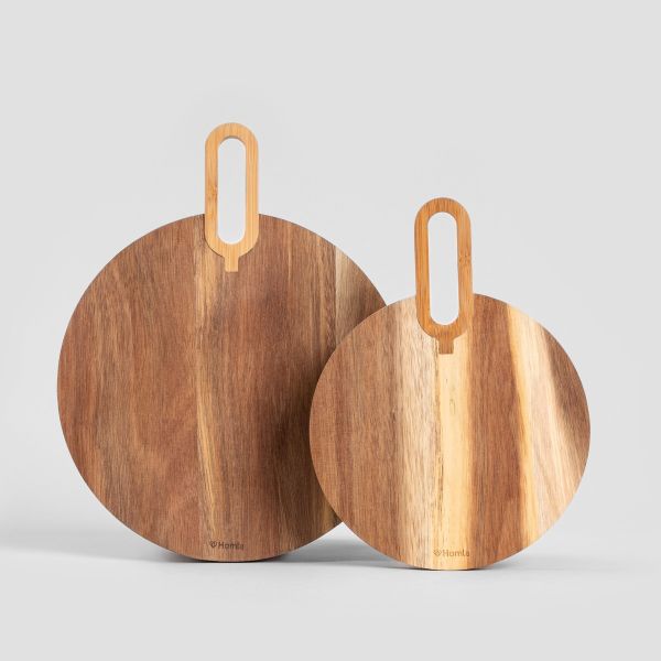Cutting board SET 2pcs MOOKA Round - HOMLA