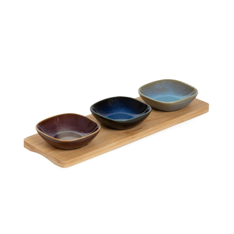 Činija SET RAMBLA 3kom 29x3,5cm-Multicolor-HOMLA