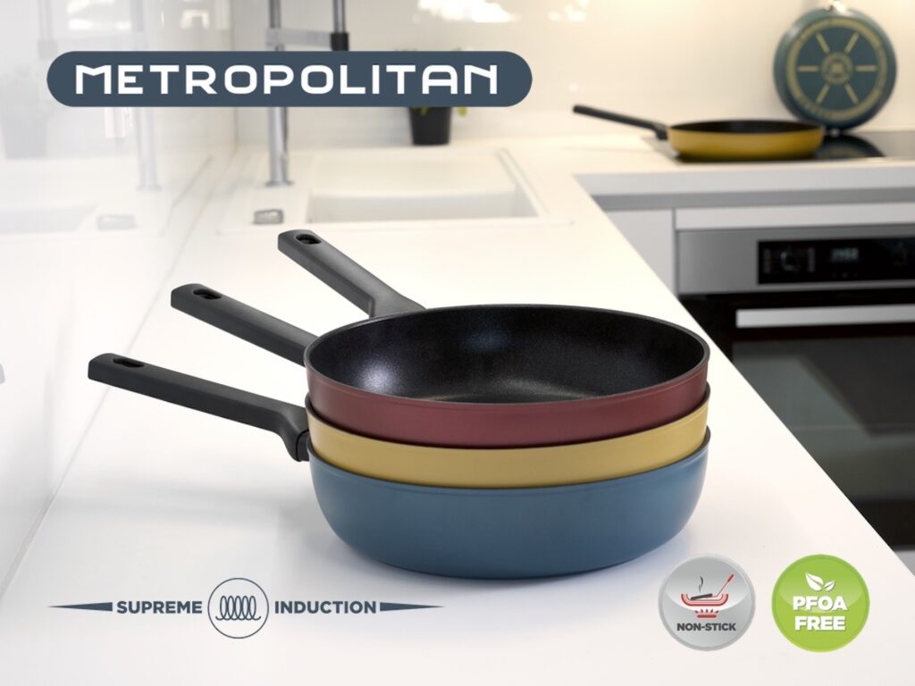 MEHRZER Tiganj 28 cm METROPOLITAN Petrolei