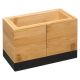 FIVE KUTIJA ZA PRIBOR MODERN 18X10X12CM BAMBUS CRNA