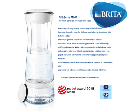 Fill & Serve Mind bokal 1,3L BRITA