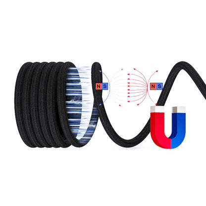 DOPPLER 240W 2IN1, usb type-c kabl za punjenje i prenos podataka sa magnetom,2 U 1