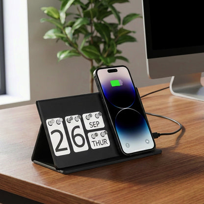 Večiti stoni kalendar i bežični punjač, 15w, sa magnetom INT