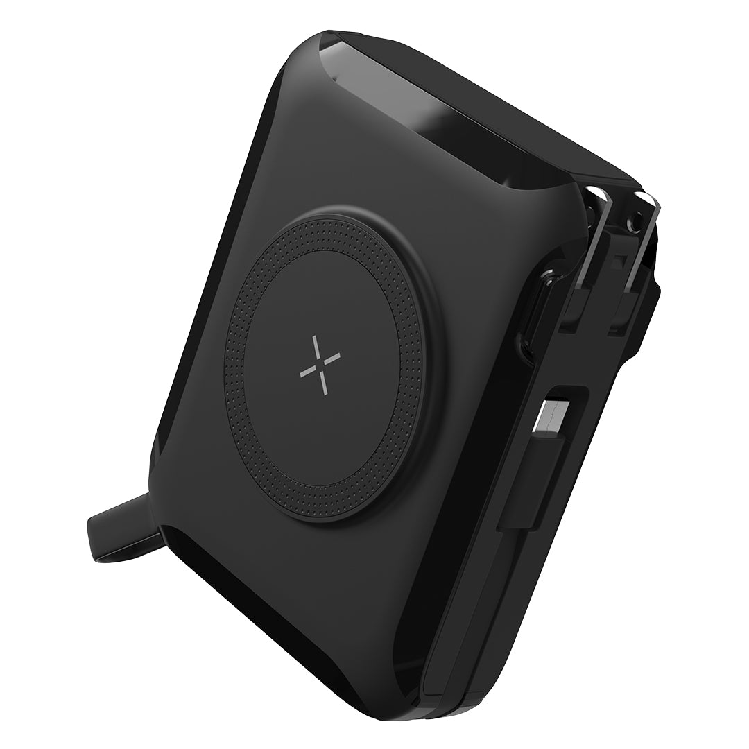 PRO, univerzalni putni punjač laptop pomoćna baterija, 15.000 mah, pd 65w, sa magnetom, crna