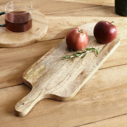 Cutting board SHINE MANGO 49X15cm-Natural-HOMLA