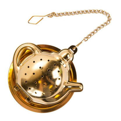 Cediljka za čaj JALO 6x5cm-Gold-HOMLA