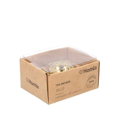 Cediljka za čaj JALO 6x5cm-Gold-HOMLA