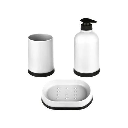 FIVE KUPATILSKI SET ENTREE DE GAMME 7,5X7,5X16CM PP SIVA