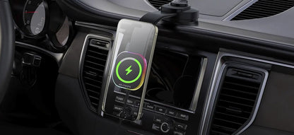 Držač i bežični punjač mobilnih telefona za automobil, 15w HK