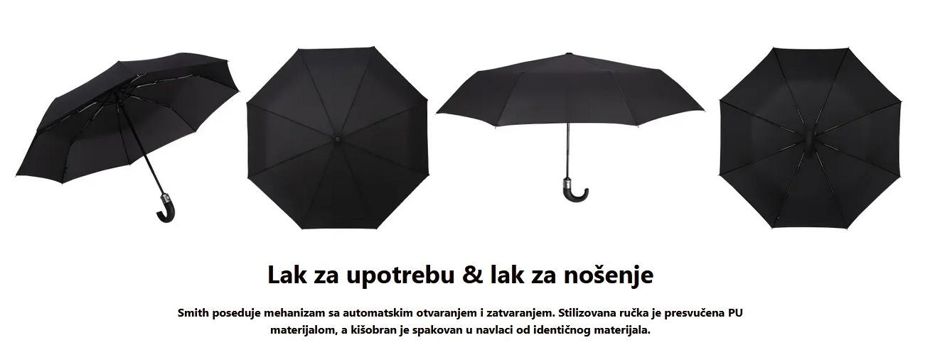 Sklopivi kišobran sa automatskim otvaranjem i zatvaranjem SM