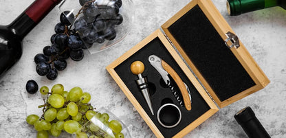 Vinski set u drvenoj kutiji RS 3/1