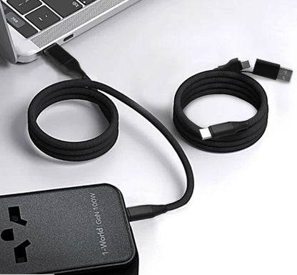 DOPPLER 240W 2IN1, usb type-c kabl za punjenje i prenos podataka sa magnetom,2 U 1