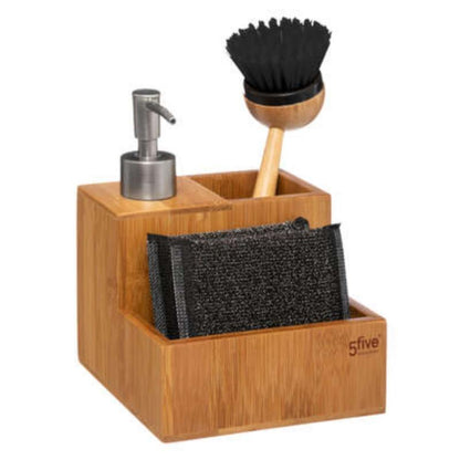 FIVE DOZER ZA TEČNOST I SUNĐER 13,5X12X20 CM BAMBUS BEŽ
